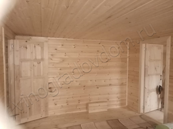 Баня 6×7,5 из проф. бруса по проекту Аврора